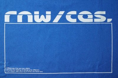 画像2: renewces       "a slightly different box silhouette long sleeve T-sh"・renewces BLUE