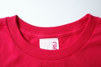 画像1: renewces      "a slightly different box silhouette long sleeve T-sh"・renewces RED