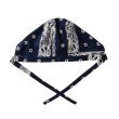 画像2: NEXUSVII.       BANDANA HOOD HEAD-WRAP・NAVY (2)