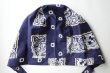 画像5: NEXUSVII.       BANDANA HOOD HEAD-WRAP・NAVY (5)