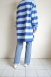 画像14: TSTS       G.F.G.S. DOUBLE SIDED STRIPED SHIRT 2・SAXE.BLUE.BLACK AND WHITE (14)