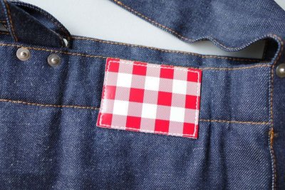 画像3: TSTS       2 GINGHAM LINING DENIM MESSENGER BAG