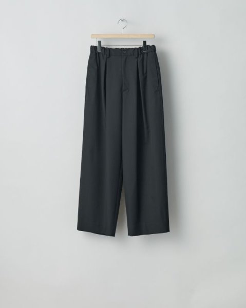 画像1: ssstein       WIDE EASY TROUSERS・BLACK (1)