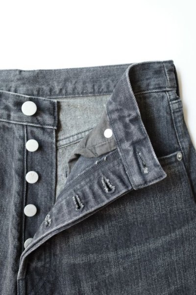 画像2: ssstein         DEFORMATION WIDE DENIM JEANS・BLACK