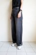 画像13: ssstein         DEFORMATION WIDE DENIM JEANS・BLACK (13)