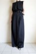 画像8: ssstein       OVERTUCKED EXTRA WIDE TROUSERS・BLACK (8)