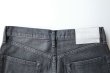 画像4: ssstein         DEFORMATION WIDE DENIM JEANS・BLACK (4)