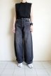 画像12: ssstein         DEFORMATION WIDE DENIM JEANS・BLACK (12)