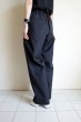 画像6: ssstein       WIDE EASY TROUSERS・BLACK (6)