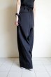 画像6: ssstein       OVERTUCKED EXTRA WIDE TROUSERS・BLACK (6)