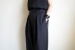 画像12: ssstein       WIDE EASY TROUSERS・BLACK (12)