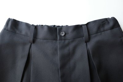 画像1: ssstein       WIDE EASY TROUSERS・BLACK