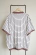 画像2: RELAX FIT       リラックスフィット ”MILLER× RF PANEL RIB BORDER S/S”パネルリブボーダーTシャツ (2)