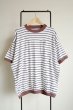 画像1: RELAX FIT       リラックスフィット ”MILLER× RF PANEL RIB BORDER S/S”パネルリブボーダーTシャツ (1)