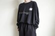 画像16: FACETASM      HANDYCAM LONG SLEEVE TEE・black (16)