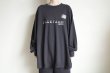 画像8: FACETASM      HANDYCAM LONG SLEEVE TEE・black (8)