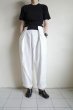 画像13: RELAX FIT       リラックスフィット ”NPID Denim Beachslacks”リラックスデニムパンツ・ホワイト (13)