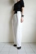 画像10: RELAX FIT       リラックスフィット ”NPID Denim Beachslacks”リラックスデニムパンツ・ホワイト (10)