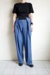 画像9: RELAX FIT       リラックスフィット ”NPID Denim Beachslacks”リラックスデニムパンツ・ストーンウォッシュブルー (9)