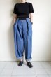 画像13: RELAX FIT       リラックスフィット ”NPID Denim Beachslacks”リラックスデニムパンツ・ストーンウォッシュブルー (13)