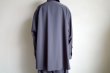 画像9: Blanc YM       Wool Gabardine Wide Shirt・comet gray (9)