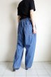 画像12: RELAX FIT       リラックスフィット ”NPID Denim Beachslacks”リラックスデニムパンツ・ストーンウォッシュブルー (12)