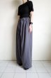 画像9: Blanc YM       Wool Gabardine Adjustment Pants・comet gray (9)