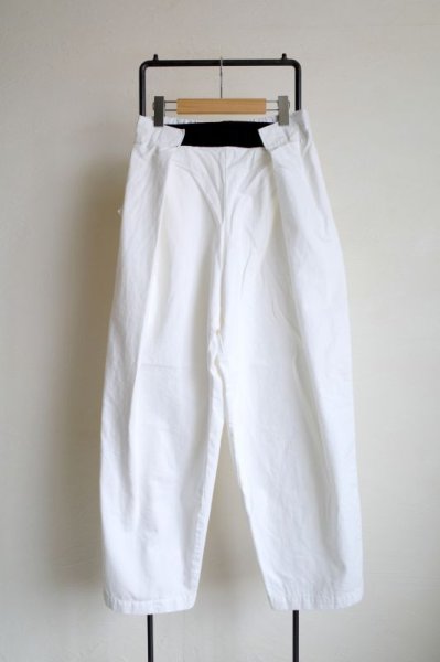 画像1: RELAX FIT       リラックスフィット ”NPID Denim Beachslacks”リラックスデニムパンツ・ホワイト (1)