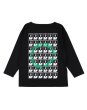 画像2: PHINGERIN       フィンガリン AGENT.P BOAT-NECK L/S TEE・BLACK (2)