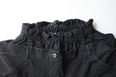 画像1: HOUGA       look-forward skirt・BLACK