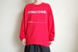 画像7: renewces      "a slightly different box silhouette long sleeve T-sh"・renewces RED (7)