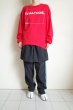 画像10: renewces      "a slightly different box silhouette long sleeve T-sh"・renewces RED (10)