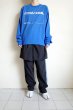 画像10: renewces       "a slightly different box silhouette long sleeve T-sh"・renewces BLUE (10)