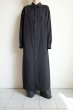 画像11: AXIS       Maxi Length Shirts・BLACK (11)