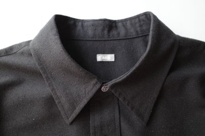 画像1: AXIS       Volume Sleeve Shirts・BLACK