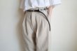 画像15: AXIS      3 Tucks Tapered Pants・NATURAL (15)