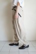 画像9: AXIS      3 Tucks Tapered Pants・NATURAL (9)