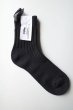 画像6: TAKAHIROMIYASHITATheSoloist.       heavyweight ribbed low socks.・black (6)