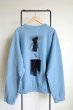 画像2: Fujimoto       Overdyed Sweat Shirt "in a haze" (2)