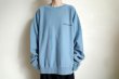 画像9: Fujimoto       Overdyed Sweat Shirt "in a haze" (9)