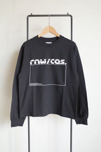 画像1: renewces       "short length long sleeveT-sh"・renewces BLACK (1)