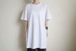 画像7: renewces       "The type2 T-sh DRESS"・E.S.C white×off white (7)