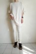 画像10: fluss       super high waist legging・off white (10)