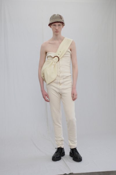 画像1: fluss       super high waist legging・off white (1)