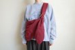 画像9: fluss       gathered belt cross bag・burgundy (9)