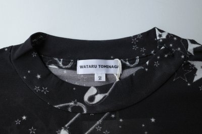 画像1: WATARU TOMINAGA       powernet long sleeve T-shirt・safety pin&star