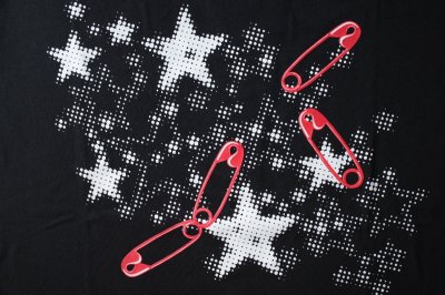 画像3: WATARU TOMINAGA       graphic long sleeve T-shirt・safety pin&star