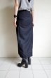 画像9: BELPER        OVERLAP STRAIGHT SKIRT・navy (9)