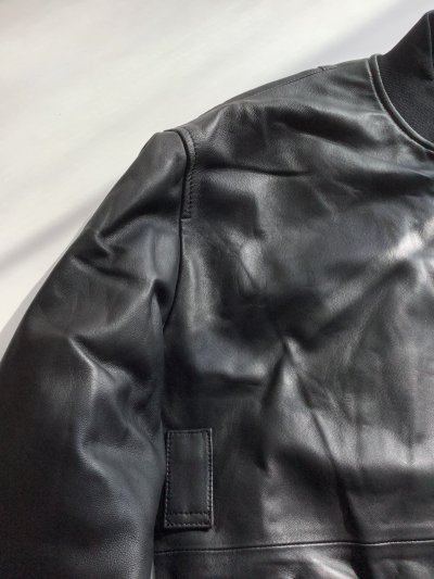 画像2: ssstein         LEATHER FLIGHT JACKET・BLACK