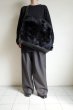 画像9: ssstein         SHEEP FUR FLAP SHOULDER BAG・BLACK×BLACK (9)